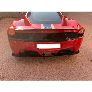 Difusor Trasero de Fibra de Carbono Real para Ferrari 458 Italia <span class=keywords><strong>Spider</strong></span>, Estilo Racing, Kit de Carrocería, Spoiler, Splitter - Product Image 5