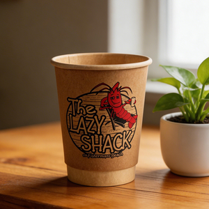 Vasos de papel para café de doble pared, personalizables, desechables, reciclables, impermeables y de alta calidad para cafeterías al aire libre. - Product Image 4