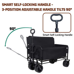 キャンプ、トレイル、ビーチ、屋外ガーデン、ビーチアクティビティ用の3-in-1高品質折りたたみワゴン、ガーデン用ソファワゴン - Product Image 5