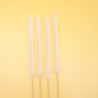 Brosse de nettoyage pour tube de liposuccion laparoscopique, instrument chirurgical, poils en nylon de haute qualité, écologique, en acier inoxydable