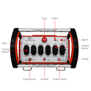 Control Remoto de Larga Distancia con Joysticks Proporcionales de 4 Vías y Receptor para Excavadoras y Maquinaria de Minería - Product Image 2