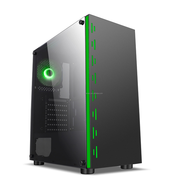 Green Color LED Computer  case Cooler Master case   -330-6