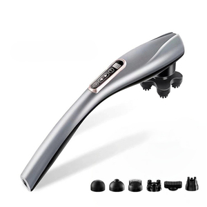 Pistola de masaje infrarrojo corporal de mano, masaje de tejido profundo para hombros, piernas, pies, músculos, masajeadores de doble cabeza, batería inalámbrica - Product Image 1