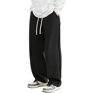 Pantalones Deportivos Anchos Personalizados para Hombre, con Cordón, Cintura Elástica, de Algodón, con Bolsillos, Estilo Urbano - Product Image 4