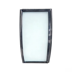 Panneau d'étanchéité en verre anti-poussière pour portes de réfrigérateurs à froid sec avec maintien de l'intérieur propre - Product Image 1