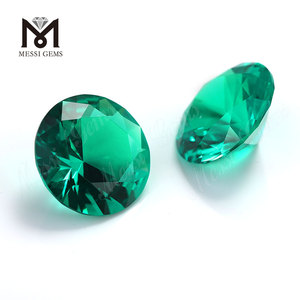 Lab สร้าง Emerald Round Brilliant Cut โคลอมเบีย Emerald โรงงานราคา - Product Image 5