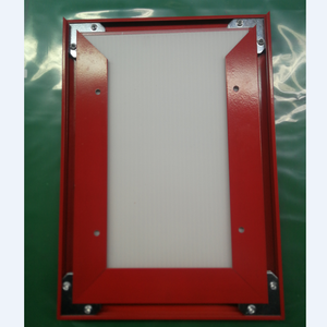 Nuovo design poster con cornice laterale per edificio avviso ufficio uso rosso 8.5x11 foto a goccia nel telaio profilo in alluminio - Product Image 4
