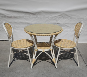 Fabricante de China contra <span class=keywords><strong>la</strong></span> decoloración de mimbre de Mesas Para <span class=keywords><strong>restaurante</strong></span> de comida rápida Mesa <span class=keywords><strong>Redonda</strong></span> de comedor - Product Image 3