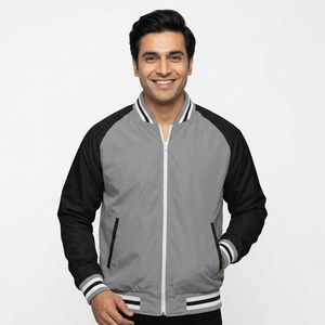 OEM Custom Colorful <b>Long</b> Sleeve Canvas <b>Men's</b> <b>Jacket</b> Wholesale Streetwear Varsity Letterman Style CollegeBaseballjacket for <b>men</b> - Product Image 1