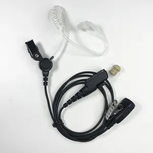 Compatible HDS-2 Clear Air Tube Mic Headset ,Walkie Talkie Earpiece Headphones Wire For EADS AIRBUS THR9 THR9i Radios