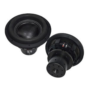 Subwoofer de voiture 10 pouces 1000-1500W RMS, aimant néodyme, sortie mono, DC 12V, cône en fibre de carbone - Product Image 4