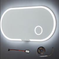 Interrupteur Capteur Tactile Miroir 12V CC en Gros pour Lumière LED de Miroir, Interrupteur Variateur Marche/Arrêt, Variateur Tactile Intelligent à Flux d'Eau