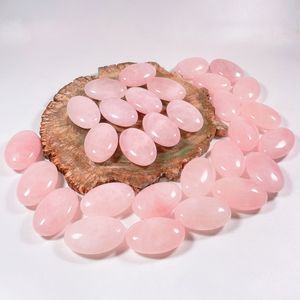 مجموعة أحجار تدليك طبيعية من الكوارتز الوردي للعلاج بالحرارة في السبا لتخفيف الألم من هويينغ - Product Image 6