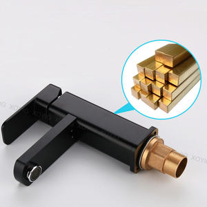 Modern Square Basin Faucet Brass Deck Mounted Faucet Ceramic Valve Core Faucet Modern Basin Faucets - Product Image 6