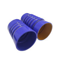 Tuyau en silicone renforcé pour radiateur de voiture, tube d'admission d'air turbo haute pression, flexible en caoutchouc pour intercooler
