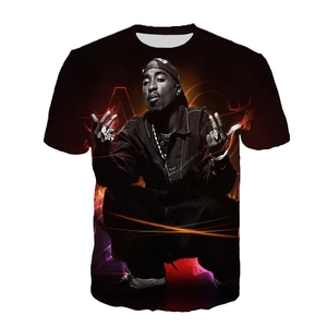 2025 nouvelle conception Offre Spéciale en gros numérique imprimé 2pac 3d T-shirt tricoté tissu directement de l'usine de Chine - Product Image 6