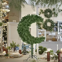 Prêt à expédier 6FT Arbre de lune artificiel écologique pour Eid & Ramadan Ornements musulmans islamiques pour les festivals de Noël