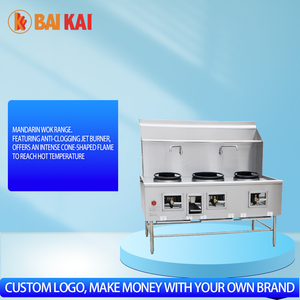 중국 전문 스테인레스 스틸 웍 버너 레스토랑 장비 상업용 웍 범위 상업용 주방 - Product Image 3