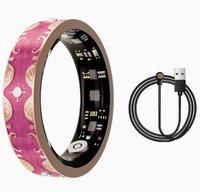 Bague connectée en émail, bijoux intelligents, vente en gros, Bluetooth, suivi de la fréquence cardiaque, de la pression artérielle, de l'oxygène sanguin et du sommeil