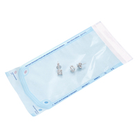 Kantong Sterilisasi Segel Sendiri CLEAN DENTAL Biru 90*260mm Perekat Sendiri Bersertifikat CE 510K Kelas I Peringkat Filter 99%