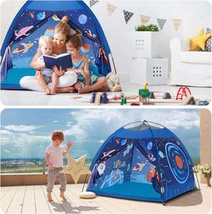 Tente de jeu pliable respirante pour enfants, design Spider-Man, Prince, Princesse, en polyester certifié EN71, pour sports d'intérieur - Product Image 4