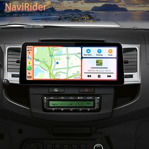 Radio Android 13 de 12.3 Pulgadas, Reproductor de Video para Auto, Estéreo para Toyota Fortuner HILUX Revo Vigo 2007-2015, GPS, Multimedia, Carplay, Unidad Principal - Product Image 1