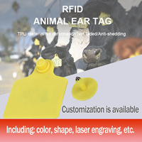 Etiqueta de Oreja RFID para Ganado, Ovejas, Conejos y Otros Animales, Reflectante, Numerada, Mini, Sin Chip