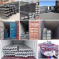 工厂供应 A53 Q235 Q345 热轧镀锌等边角钢 90 度 ASTM A36 Ms 钢角钢 带 MTC 证书