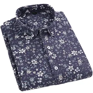 Новая мужская рубашка с принтом и коротким рукавом, Повседневная рубашка большого размера, мужская одежда из ткани Оксфорд в клетку из 100% хлопка