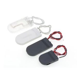 CR2032 düğme pil kutusu bir/iki 3V/6V tel, kapak ve anahtar pil tutucu - Product Image 1