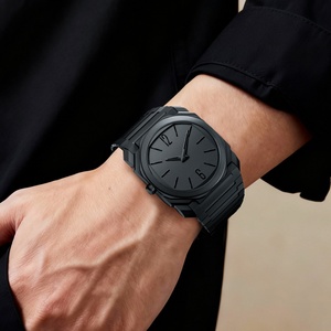 Reloj de cuarzo para hombre, reloj de cuarzo con esfera grande, ligero, de plástico, ultrafino, caja de regalo de lujo, reloj de negocios para hombre, resistente al agua - Product Image 3