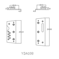 Boîte de scène audio professionnelle du fabricant 10 pouces 15 pouces support de suspension de la série Line Array en métal différentes tailles à commander