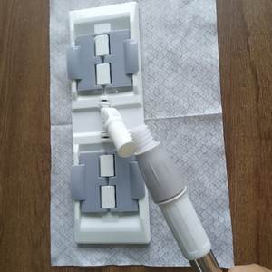 Fregona plana, plumero, paño de limpieza de suelo manos libres de alta calidad vendedor caliente utiliza R para limpiar el suelo fregona plana plegable - Product Image 5