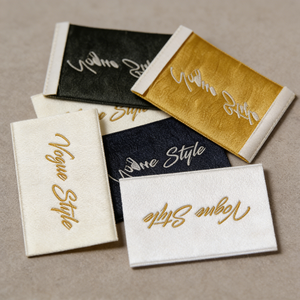 <span class=keywords><strong>Étiquette</strong></span>s tissées personnalisées pour vêtements – Logo tissé de haute qualité et <span class=keywords><strong>étiquette</strong></span>s de cou lavables <span class=keywords><strong>à</strong></span> <span class=keywords><strong>coudre</strong></span> - Product Image 4