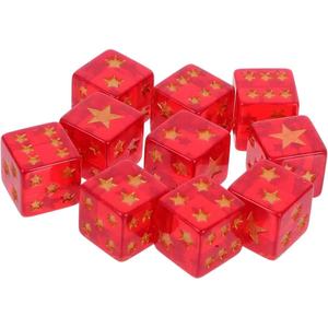 Dés de jeu amusants en plastique D6, <span class=keywords><strong>logo</strong></span> personnalisé imprimé, dés de jeu de rôle, vente en gros OEM, promotionnels - Product Image 3