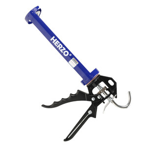 Herzo 9 ''אקדח פלסטיק מקבץ 1500n ידני מכונת אקדח דבק aulk עם ידית