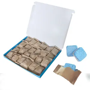 12 PCS Washing Machine Cleaner Tablet 15g Drum Washing Machine Effervescent Cleaning Detergent