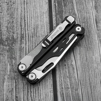 Ensemble d'outils EDC en acier au tungstène 24 1 couteau de poche multifonctionnel avec lame autobloquante, ouvre-bouteille inclus
