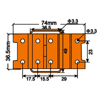 Charnières robustes professionnelles classiques en métal chromé pour flight case avec support de couvercle à angle de 180 degrés, modèle FS5049