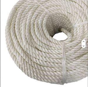 Factory Direct Sale Premium Quality 20mm Nylon Static Rope for <b>Yachting</b> Outdoor Sports 3-Strand Twisted Marine Polyester Mooring - Product Image 3