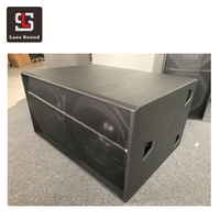 Système de sonorisation audio professionnel Sonido double caisson de basses actif 18 pouces L-S-218 + haut-parleur en bois pour concerts en plein air