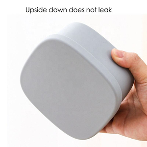 Food Grade Silicone Bento <b>Lunch</b> <b>Box</b> High-capacity BPA Free Food Storage <b>Box</b> with Lid OEM/ODM Square Dishwasher and Freezer Safe - Product Image 2