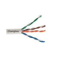 Cable UTP Changbao de 24 AWG y 4 Hilos - Cable de Información y Comunicación de Doble Clasificación Cat5/Cat5e de 1000 pies para Redes Empresariales