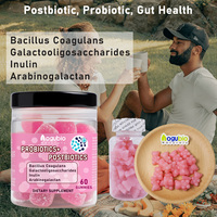 Gouttes probiotiques pures avec postbiotiques, GOS, inuline et arabinogalactane-Formule avancée de Bacillus coagulans