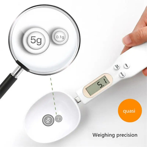 Wholesale Smart Home Products 500g/0.1g Portable LCD Digital Kitchen Scale <b>Measuring</b> <b>Spoon</b> Gram Electronic Weight Food - Product Image 3