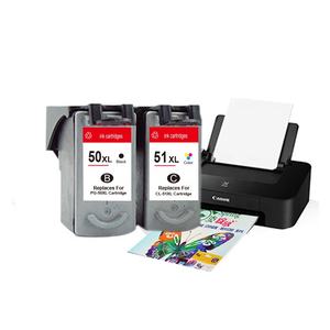 Hicor-Cartucho de tinta para impresoras Canon Pixma IP2200, IP150, MP160, MP170, MP180, MP450, color negro, PG50, <span class=keywords><strong>CL51</strong></span>, 50XL y 51XL, para impresoras - Product Image 6