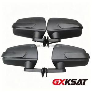 Rétroviseur latéral large GXKSAT pour <span class=keywords><strong>moto</strong></span>, tricycle, tuk-tuk, Bajaj, Oshan – Noir, plastique et fer - Product Image 6