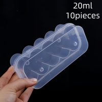 Boîte de stockage stérile personnalisée de 20 ml pour 10 vaccins, support en plastique pour petits flacons, idéal pour petits flacons de vaccins peptidiques