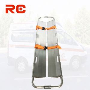 Tandu Transfer medis darurat lipat Aloi aluminium, peregang sendok tandu kasar pabrik Tiongkok - Product Image 2