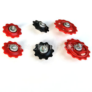 ล้อไกด์ตีนผีหลัง 10 13 15 ฟัน สีดำ สีแดง อะไหล่จักรยานแบบเปลี่ยนได้ - Product Image 4